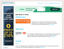 Tablet Screenshot of banksturkey.com